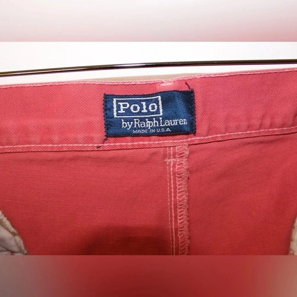 Vintage Men’s Polo Ralph Lauren Made in USA Polo Chino Shorts Size 40 - Picture 11 of 12
